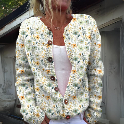 Sabine | Cardigan à imprimé floral