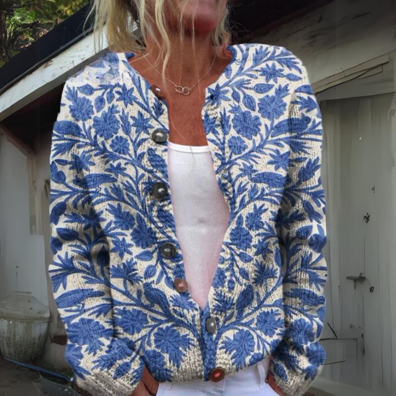 Sabine | Cardigan à imprimé floral