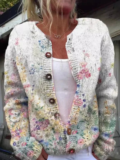 Sabine | Cardigan à imprimé floral