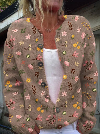 Sabine | Cardigan à imprimé floral