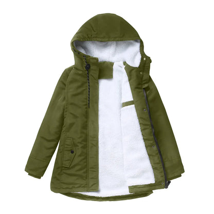 Parka Douillette en Laine d'Agneau