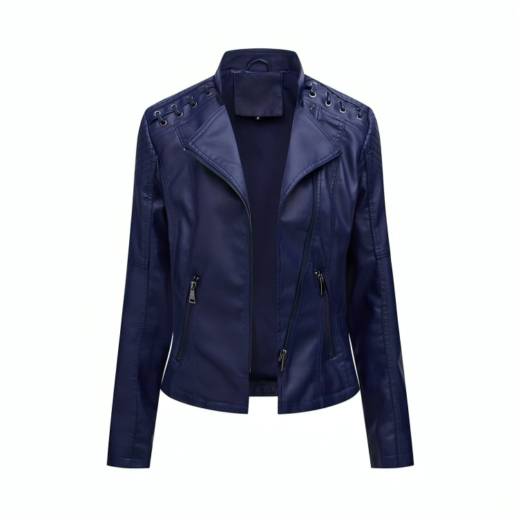 Veste en cuir élégante Mariana