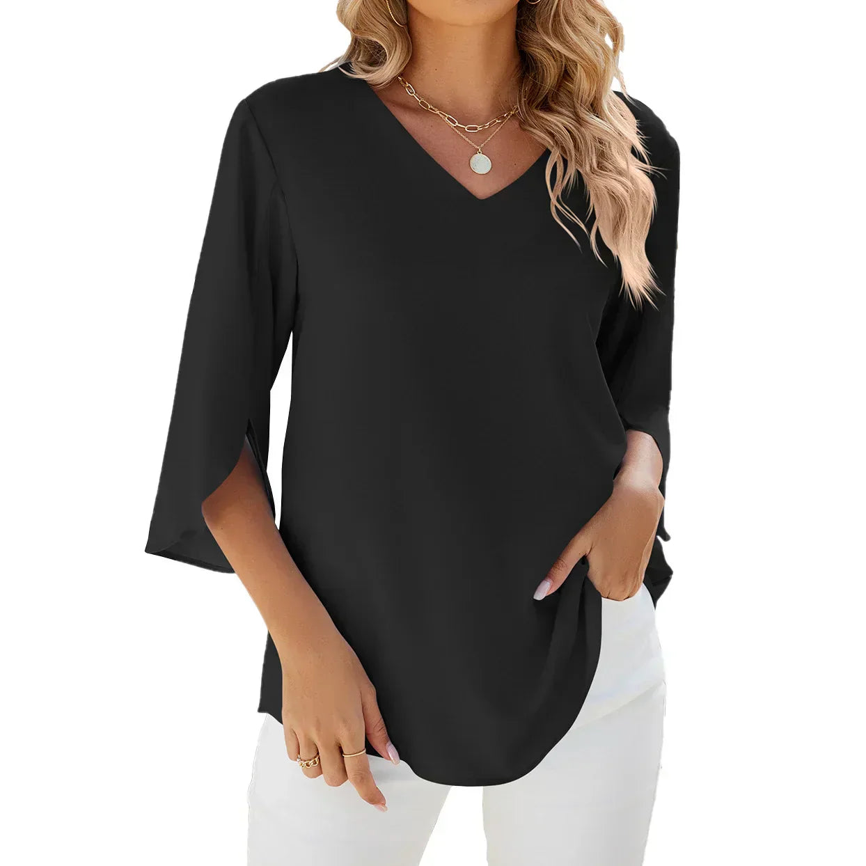 Ciana | Blouse Élégante Décolletée